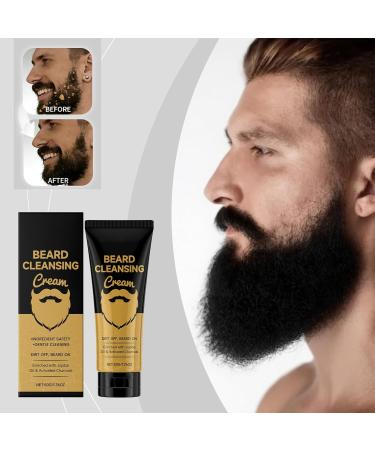 Beard Shampoo Cleanser Moisturizing Softener Cleanser Moisturizing Mustache Wash Cream For men and fathers for daily showering and care morning travel shaving styling weekend and - Buy Online on GoSupps.com