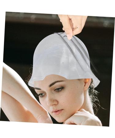 minkissy Caps Silicone Hair Coloring Hat Dye Cap Hair Coloring Cap Dyeing Color Cap Hair Highlighting Hat Hair Highlight Hat Salon Silicone Cap Hair Cap Hair Dye Silica Gel - Buy Online on GoSupps.com