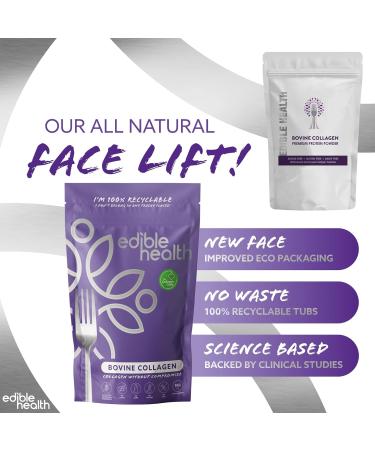 Hydrolysed Bovine Collagen Powder 400g - Types 1 & 3 Protein Peptides - Paleo Keto Kosher Halal - 30-Day Supply - UK & EU Certified - Buy Online on GoSupps.com