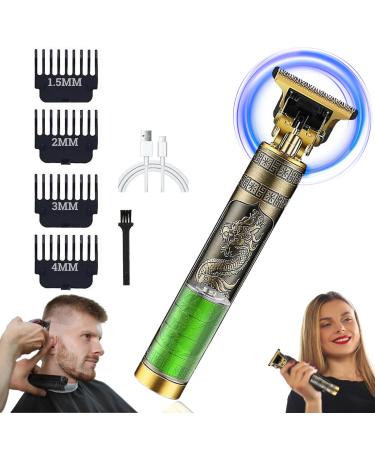 Hair Trimmer for Men: Professional Zero-Gap Men's Hair Clippers for Precision Haircuts Grooming Kit with Portable Cordless Design Rechargeable Lasting 180 mins Travel Essential Dragon