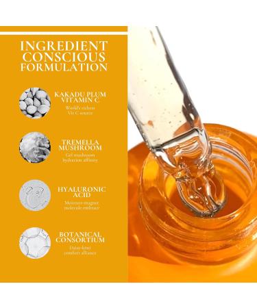 edandi DAY DRIN-C 2 in 1 Face Hydration Serum with Vitamin C and Hyaluronic Acid Moisturizing Plumping & Smoothing the Appearance of Fine Lines 1.01 oz - Buy Online on GoSupps.com