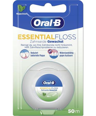 Buy Oral-B Essentialfloss Dental Floss Waxed Mint 50m - Best International Shipping - Buy Online on GoSupps.com