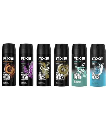 AXE Body Spray Deodorant Antiperspirant Variety Pack - 12 x 150ml/5.07oz - Buy Online on GoSupps.com