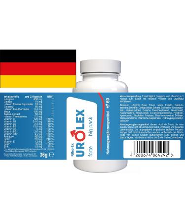  Niko-Ex Urolex for men - 60 capsules - Buy Online on GoSupps.com