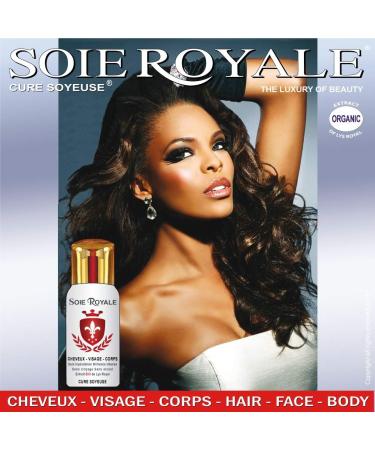 Soie Royale BIO Silky Cure 125 ml Organic Royal Lily Extract Silk Proteins EF Vitamins Hair Face Body Care Nourishes Hydrates Detangles with Intense Shine Alcohol-Free Made in France. - Buy Online on GoSupps.com