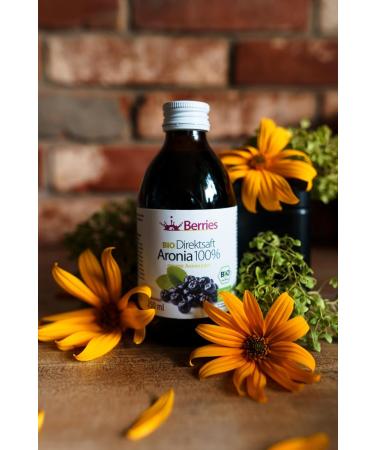 Organic Aronia Berry Juice | Cold-Pressed Vegan No Added Sugar | 250ml - Bio Polish Juice - Buy Online on GoSupps.com