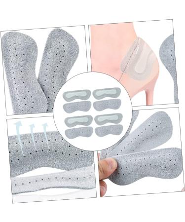 NOLITOY Anti-Wear Heel Pads - 4 Pairs Black Gel Back Stickers for Pumps & High Heels - Breathable Durable Shoe Clips for Leather & Comfort - 18x10.5cm - Buy Online on GoSupps.com