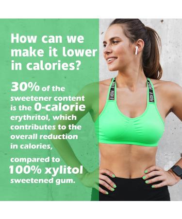  DC24 DAILY CARE Gomme m cher sans aspartame et sans sucre au xylitol et rythritol faible en calories sans sucre saveur menthe verte 50 pastilles (Lot de 1) - Buy Online on GoSupps.com