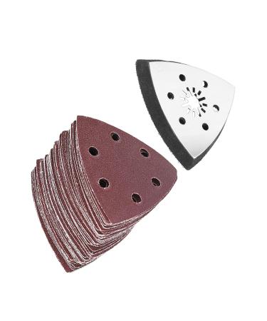 61 Pieces Sanding Pads - 90mm 6 Holes Detail Sander Sandpaper for Oscillating Tools | Perfect for Sanding & Polishing - Buy Online on GoSupps.com