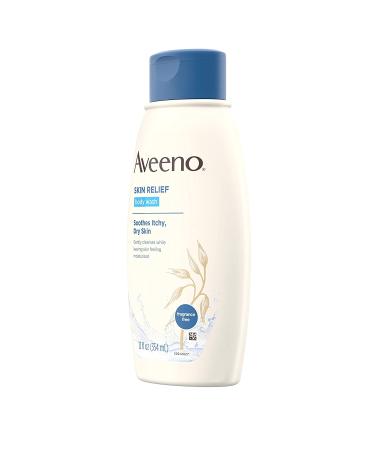 Aveeno Skin Relief Fragrance-Free Body Wash - 12 oz | Soothing & Hydrating - Buy Online on GoSupps.com