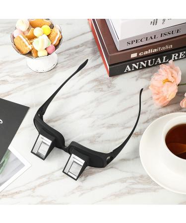 Lazy Glasses Bed Prism Spectacles for Reading/TV in Bed - Black Large (2 Pieces) - Buy Online on GoSupps.com