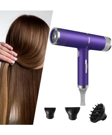 JAYIOLA Professional Hair Dryer Blow Dryer Negative Ionic Lightweight with Nozzle High Speed Hairdryer Salons Blow for Travel Home - Buy Online on GoSupps.com