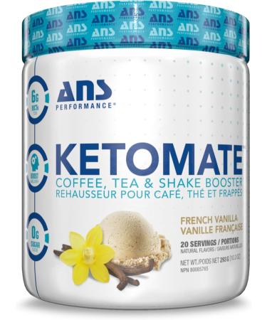 ANS PERFORMANCE Ketomate Coffee Creamer - French Vanilla - 10.3 Oz.