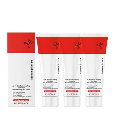 Yoelau Soothing and Firming Face Cream | 75g Deeply moisturizing non-drying for all skin types | Reduces the appearance of fine lines and puffiness | Day Cream