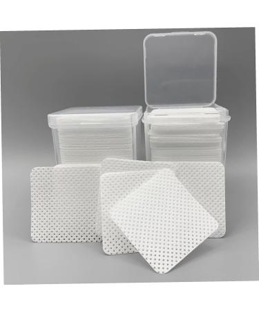 200pcs Lint Free Cotton Pads Eyelash Glue Remover Wipe Pads Glue Cleaner Pads for Extension Cleaning Cotton Pads - Buy Online on GoSupps.com