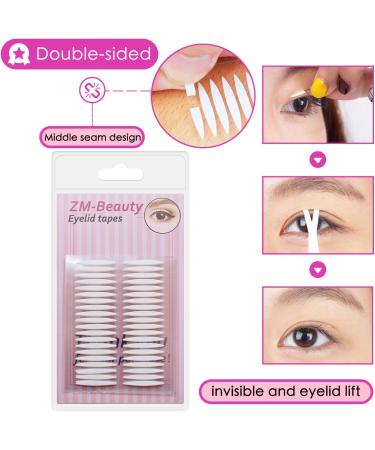 240PCS Double Eyelid Tapes Big Eye Decoration Invisible Tool Eye Lift Strips Without Surgery Good for Hooded Droopy Uneven or Mono-eyelids 240Count double-sided olive - Buy Online on GoSupps.com