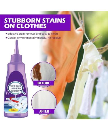 Symmetry Stain Remover | Graceiful Active Enzyme Laundry Stain Remover - Purple Bottle 2PCS | Best Stain Solution for White Shirts - Buy Online on GoSupps.com