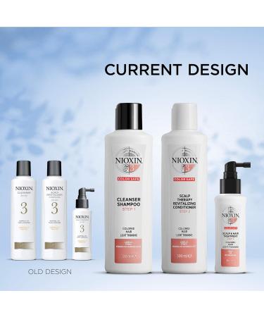Nioxin System 3 Shampoo & Conditioner Prepack for Color Treated Hair - 33.8 fl oz with Light Thinning Pumps - Buy Online on GoSupps.com