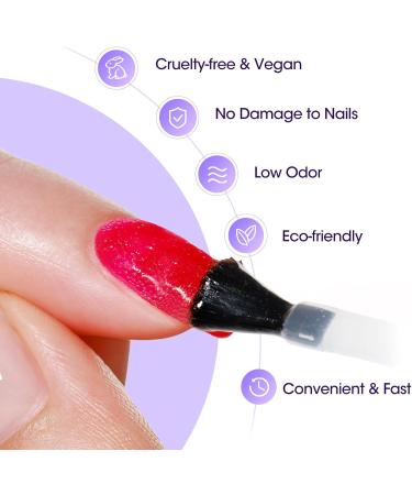Gellen Gel Nail Polish Remover Gel Polish Remover for Nails with Cuticle Pusher and Nail File Easily & Quickly Remove Gel in 2-5 Minutes No Need Soaking Or Wrapping 15ml 1pc Gel Polish Remover - Buy Online on GoSupps.com