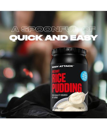 Body Attack Rice Pudding 1 kg - Vegan Breakfast & Pre-Workout Snack | High-Quality Complex Carbohydrates - Buy Online on GoSupps.com