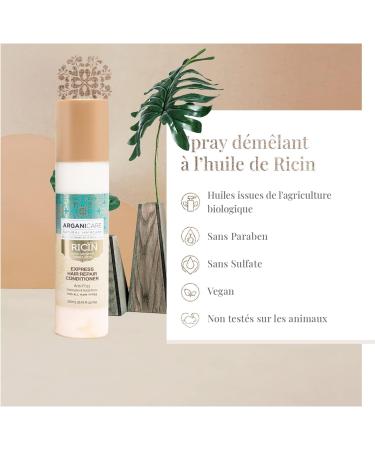 Arganicare Arganicare - Express Repair Bi-Phase Spray - Leave-In Detangling Spray with Castor Oil - 250 ml - Buy Online on GoSupps.com