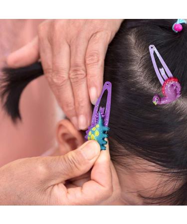 4 Pairs Of Dinosaur Hairpins Girl Hairpins Glitter Hairpins Girl Hair Accessories Animal Hairpins Girl Accessories - Buy Online on GoSupps.com