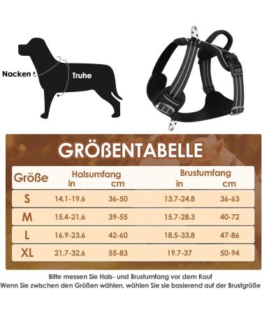 Eyin Adjustable Dog Harness for Small Dogs - Breathable Reflective Padded with Handle & Front Bracket - Perfect for Daily Training (Black Size S) - Buy Online on GoSupps.com