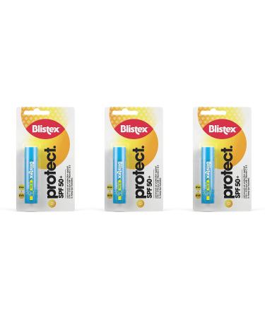 Blistex Ultra Lip Balm with SPF 50 Plus Lip Protection from UVA and UVB Rays 4.25 g (3 Pack) 4.25 gram (Pack of 3)