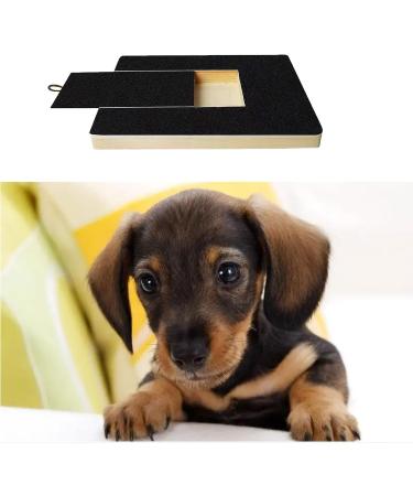 Wmzjnljy 1pc Dog Scratch Pad for Nails Dog Nail File with Built-in Snack Box Wooden Dog Nail File Board Sandpaper Scratching Mat for Dogs Toy Puppy Nail(M143-1) - Buy Online on GoSupps.com