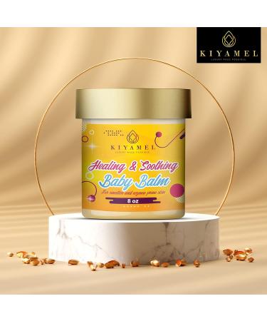 KIYAMEL Healing Baby Balm for Sensitive Skin | Soothing Eczema Relief with Mango & Shea Butter, Jojoba Oil, Vitamin E | Hydrating & Nourishing Formula - Buy Online on GoSupps.com
