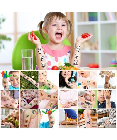 Jungle Animal, Insects, Sea Creatures Temporary Tattoos for Kids - 440pcs | Waterproof, Mixed Styles for Boys and Girls Group Activities - Buy Online on GoSupps.com