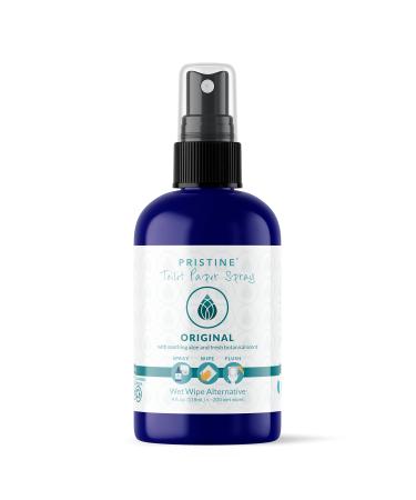 Pristine Toilet Paper Spray: As Seen on Shark Tank, The Planet Friendly, More Natural Alternative to Flushable Wet Wipes - Original 4 oz 4 Fl Oz (Pack of 1) Original - Buy Online on GoSupps.com