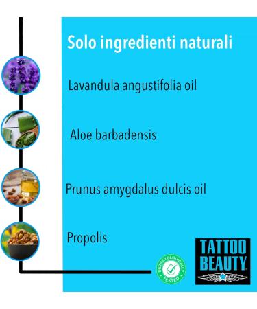  Tattoo Beauty Cream 30 ml Intensive Treatment Paste Body Cream with Panthenol Moisturizing Tattoo Cream that Protects Gives Relief and Regenerates the Skin Preserves the Beauty of Tattoos - Buy Online on GoSupps.com