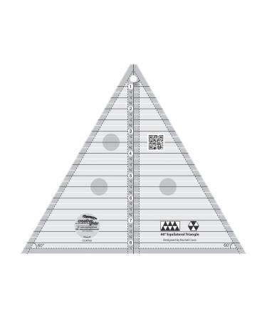 Creative Grids 60 Degree Triangle 8-1/2in Quilt Ruler - CGRT60