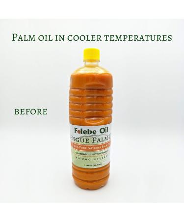 Folebe 100% Pure Natural Red Palm Oil - 5L Cholesterol-Free Cooking Oil with Vitamin E | Rich in Antioxidants | Cruelty-Free Cameroon Palm Oil - Buy Online on GoSupps.com