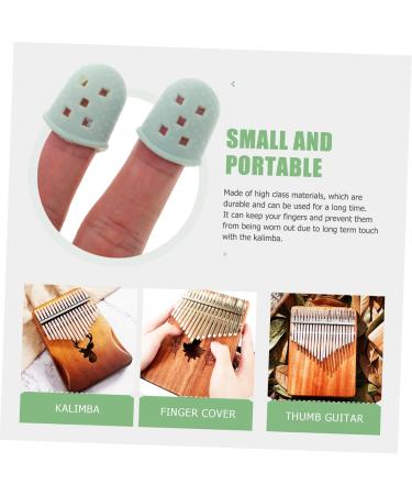 Buy 2 Pairs Kalimba Finger Cots - Guitar Thumb Sleeves for Optimal Play | International Shipping Available - Buy Online on GoSupps.com