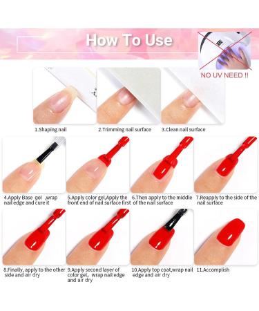 Nail Polish Sets Quick Dry Nail Polish Nail Varnish 4PC Pink Nail Varnish Set Long Lasting Nude Pink Red Purple Nail Polish Non-Toxic Water Based Nail Varnish No Need Cure Pink Purple - Buy Online on GoSupps.com