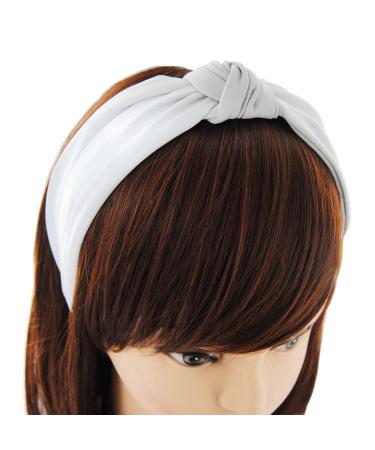 Buy AXY Vintage Knot Headband - Beautiful Light Grey Fabric Hair Accessory for Ladies - Buy Online on GoSupps.com