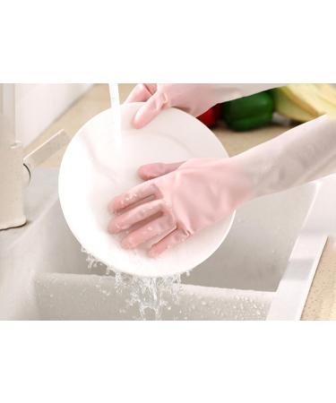 Housekeeping Gloves Kitchen dishwashing Gloves Women's Thick Laundry Rubber Gloves M/Code Ivory White Ivory white M/code - Buy Online on GoSupps.com