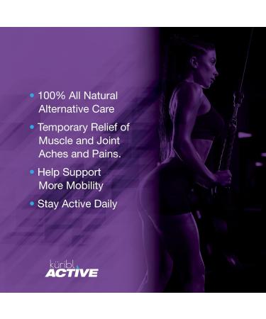 Kuribl Active Pain Relief Cooling Roll-On 3 oz - Fast Acting Long Lasting Topical Pain Reliever for Muscle Soreness and Joint Pain - All Natural Formula - Buy Online on GoSupps.com