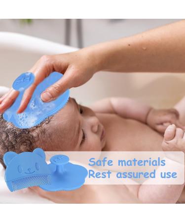 DGUSO MilchSchorf Kamm - 3 Piece Soft Bristle Baby Brush & Comb Set for Newborns | Effective Milk Scab Removal - Buy Online on GoSupps.com