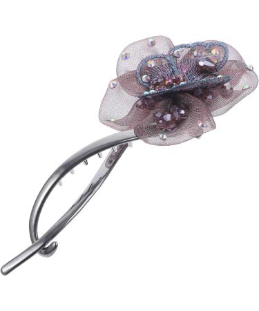 Beaupretty Make Up Hair Clips headgear hair bow clip hair clips rhinestones hair barrette flower petal hair butterfly hair claws hair jaw clamps bun hair clip hair clamps alloy Miss hair - Buy Online on GoSupps.com