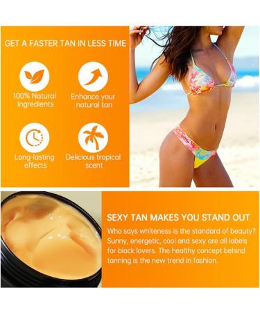  WJnflQN Self-Tanning Body Lotion | Sunless Self-Tanning Moisturizer | Natural Tanning Face and Body Cream Moisturizing Care for Men and Women - Buy Online on GoSupps.com
