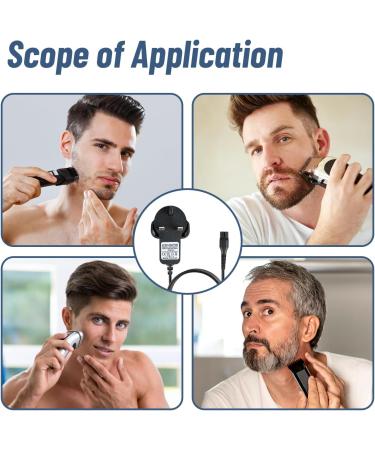 4.3V Charger Cable for Philips Multigroom Shaver | Replacement Beard Trimmer Charging Cord and Power Adapter | Compatible with One Blade MG3722 MG5730 - Buy Online on GoSupps.com