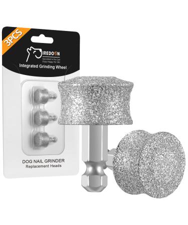 Iredoon dog-nail grinder replacement head integrated grinding head for Casfuy and most brands highly efficient safe and durable (3 pieces) 3 pieces 100-80-60# - Buy Online on GoSupps.com