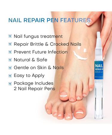 HealPool Extra Strength Toenail Treatment - 2 pcs Nail Treatment for Discolored or Damaged Nails - Fungus Nail Renewal - Buy Online on GoSupps.com