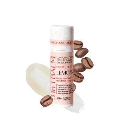 Senso Naturale Stick pour le Contour des Yeux et des L vres Repulpant avec Caf ine et Acide Hyaluronique 100% Naturel et V g talien