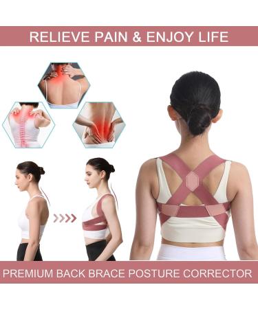 Posture Corrector Women Back Support Breathable Back Brace For Posture Corrector Adjustable Back Posture Corrector For Body Correction Back Shoulder And Spine Pain Relief (XS) - Buy Online on GoSupps.com