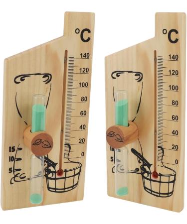 Versatile Sauna Hourglass & Thermometer | Premium Hourglass for Optimal Sauna Experience - Buy Online on GoSupps.com