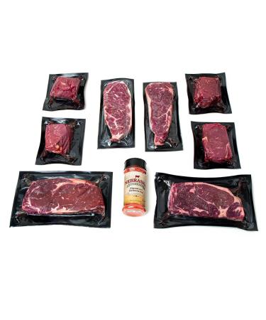 Nebraska Star Beef Premium Angus Steak Sampler Gift Package, Beef